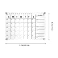thumbnail image 3 of Estbridge Weekly Plan Writing Board Desktop Dry Erase for Acrylic Fridge Calendar Magnetic Erasable White Boards Office, 3 of 6