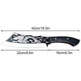 thumbnail image 3 of RYRDWP Clearance Handmade Steel Slaying Knife – Multi-Functional Kitchen Knife for Cutting, Boning & Chopping with Sheath & Ergonomic Handle, 3 of 6