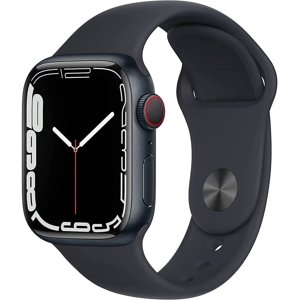 Refurbished Apple Watch Series 7 Aluminum 45 mm (GPS + Cellular) Midnight Black (Grade B)