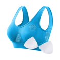 thumbnail image 2 of Women's Rhinestone Sports Bra - Hollow Back Design w/ Wide Strap Support | Anti-Sagging Wireless Bra for Workouts & Mature Figures, 2 of 4