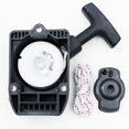 thumbnail image 2 of Allume Recoil Pull Starter Rope Assembly for Stihl FS80 FS85 BG85 FR85 FS75 41371904000 Black, 2 of 6