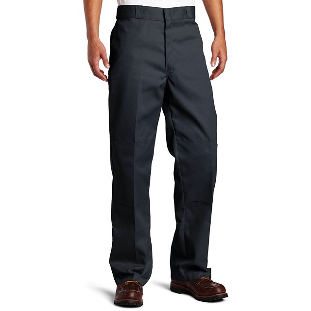 Dickies Mens Loose Fit Double-Knee Work Pant, 40W x 30L, Charcoal