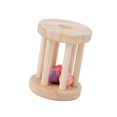 thumbnail image 2 of Lipstore Baby Roller Rattle Wood Toys Rattles with Bells Smooth Surface Infant Roller Toy D, 2 of 8