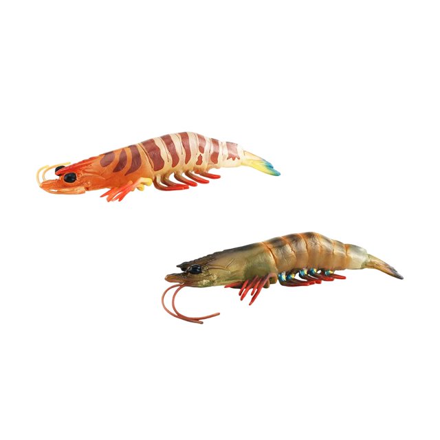 lionlar 2 Créatures Réalistes de Crevettes Figurines Jouet Apprentissage Précoce pour Enseignement