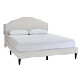 thumbnail image 1 of Home Fare Fabric Upholstered Queen Bed in Warm Gray, 1 of 10