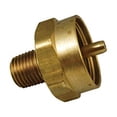 thumbnail image 2 of Marshall Excelsior Propane Adapter Fitting ME488P 1 Inch-20 FNPT Inlet x 1/4 Inch MNPT Outlet; Brass; Single; With Plastic Clamshell, 2 of 3