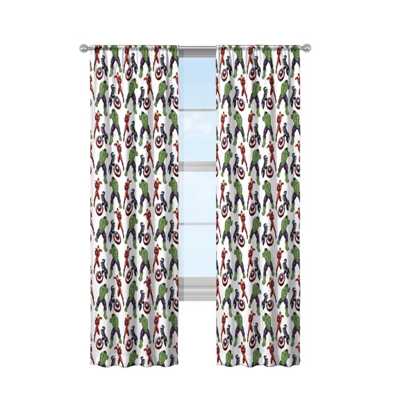 Avengers  Rideaux Opaque pour la Chambre, Lot de 2