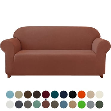 Subrtex 1-Piece Stretch Sofa Slipcover Non Slip Couch Cover, Texture Grid Pattern