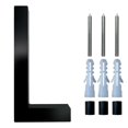 thumbnail image 2 of House Letters for Outside House Numbers and Letters for Outside Modern Floating Acrylic Decorative House Letters with Nail Kit Easy To Install Door Address Letters for Home Garden Office Apartment, 2 of 3