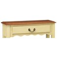 thumbnail image 3 of Leick Furniture Table Console en Bois Wave, Fini Ivoire, 3 of 5