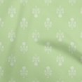 thumbnail image 1 of oneOone Georgette Viscose Light Green Fabric Asian Block Sewing Material Print Fabric By The Yard 42 Inch Wide, 1 of 4