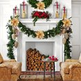 thumbnail image 4 of Gold Powder Sequin Velvet Christmas Flower 31cm Simulation Flower Christmas High End Gold Decorative Flower, 4 of 6