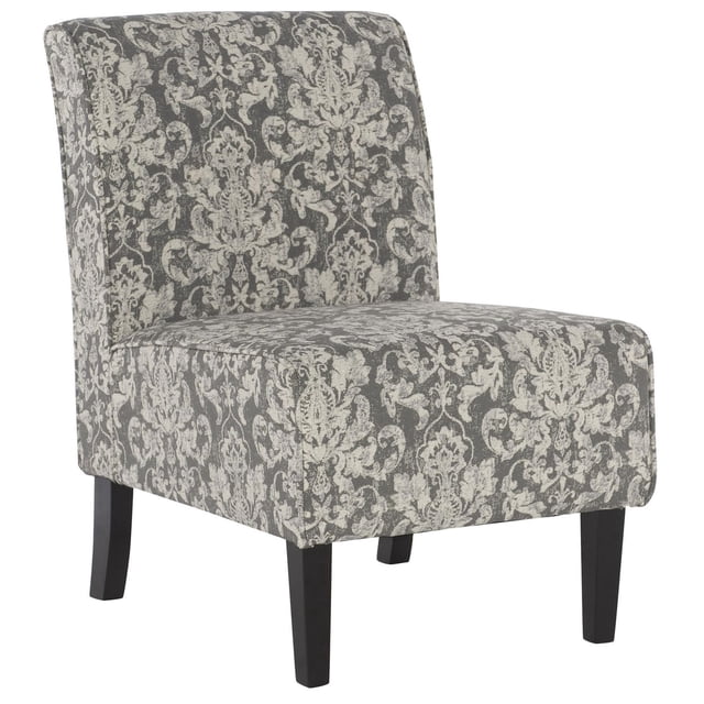 Avondale Grey Damask Accent Chair
