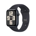 thumbnail image 1 of Apple Watch SE2 44mm GPS boîtier aluminium noir intense avec bracelet sport noir intense, 1 of 9