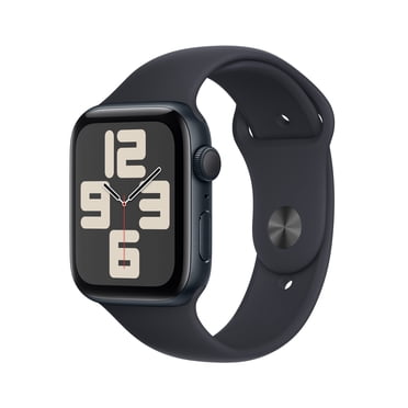 Apple Watch SE2 44mm GPS boîtier aluminium noir intense avec bracelet sport noir intense