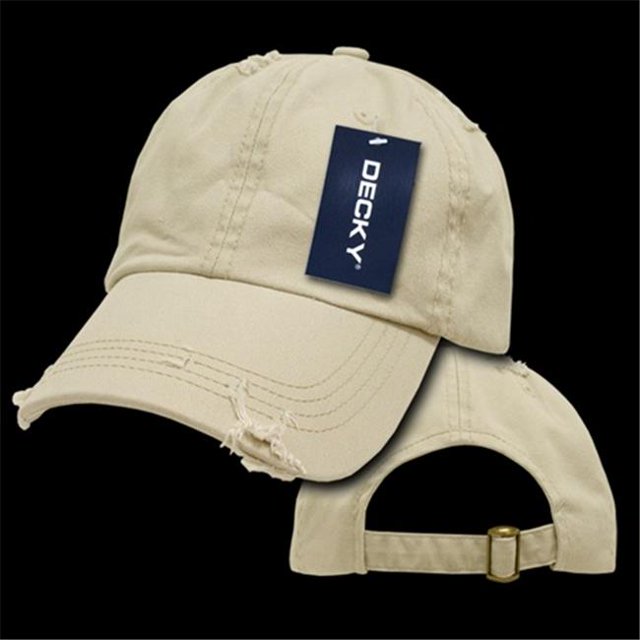 Decky 959-STONE Vintage Rayé Polo Caps&44; Pierre
