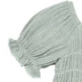 thumbnail image 3 of modern moments™ by Gerber® - Smocked Bubble Romper - Sky, 3 of 5