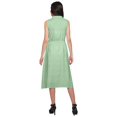 thumbnail image 4 of Moomaya Womens Sleeveless Lapel Collar Dress With Pockets Printed Summer Wear, 4 of 4