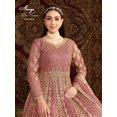 thumbnail image 4 of Custom Made Pink Color Beautiful Embroidery Worked Ready Made Anarkali Full Flared Gowns, 4 of 5