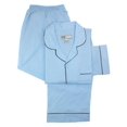 thumbnail image 3 of Ten West Apparel Long Sleeve Long Leg Solid Pajama Set, 3 of 5