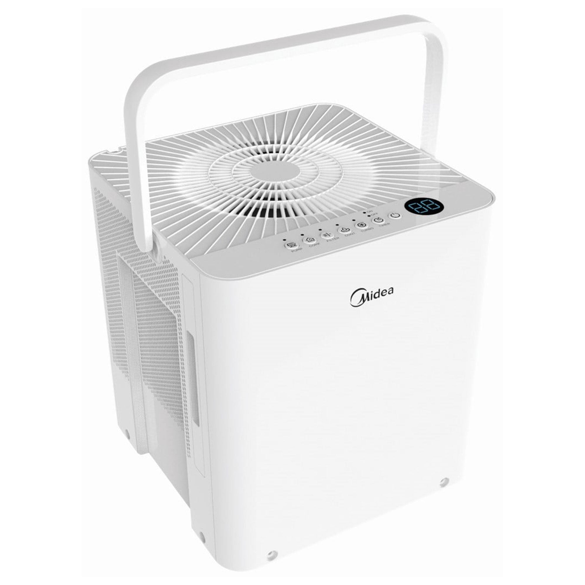 Midea 50 Pint CUBE Smart Dehumidifier with Pump, White (Certified Refurbished)