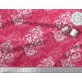 thumbnail image 3 of Soimoi Poly Georgette Fabric Filigree Damask Print Fabric by The Yard 42 Inch Wide, 3 of 3