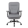 thumbnail image 2 of Boss Office Chaise Double en Peluche Lourd CaressoftPlus en Gris, 2 of 6