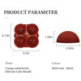 thumbnail image 2 of 4 Even Semi Sphere Silicone Cake Baking Diy Fondant Chocolate Silicone Cake Decoration Tools Kitchen Baking Tools, 2 of 9