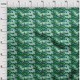 thumbnail image 3 of oneOone Polyester Spandex Green Fabric Abstract Zigzag Fabric For Sewing Printed Craft Fabric By The Yard 56 Inch Wide, 3 of 4