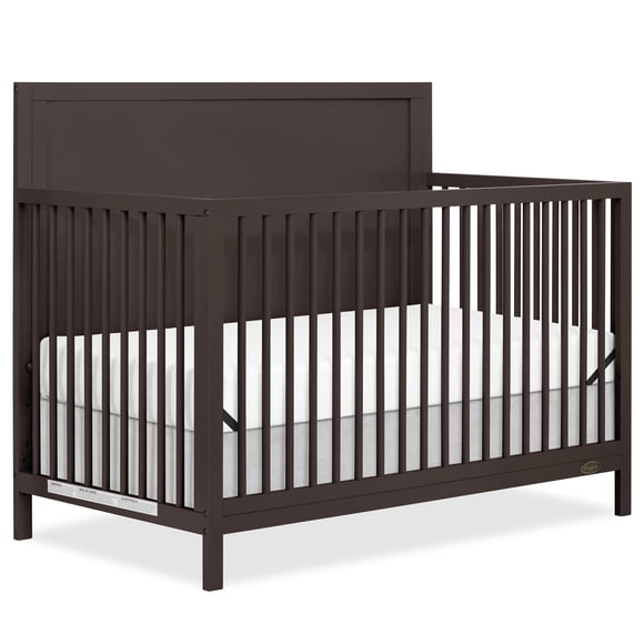 Dream On Me Dillian 5-in-1 Convertible Crib, Chocolate Chip