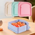 thumbnail image 3 of Sandwich Containers for Lunch Boxes, Reusable Sandwich Box Container for Kids, Sandwich Holder Bread Container for Adult Lunch 2L For Go Meal Cooking Hot Rice Lunch Box Clearance, 3 of 3