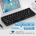 thumbnail image 1 of Cameland Mechanical Keyboard 68-Key Multi Device 3 Mode Wireless Wired Keyboard, 1 of 2