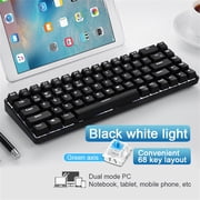 Cameland Mechanical Keyboard 68-Key Multi Device 3 Mode Wireless Wired Keyboard