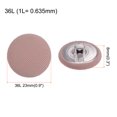 thumbnail image 2 of Unique Bargains 10pcs 36L Fabric Cloth Covered Button 23mm Round Metal Shank Sewing Buttons for Suits Dress Blouses, Deep Pink, 2 of 5