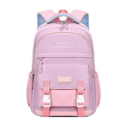 Clearance! Sweet Home Farm Home Decor Aesthetic Daypacks Backpack Backpack Cute Canvas Backpack Casual Travel Daypacks，Kids School Bag A Purple