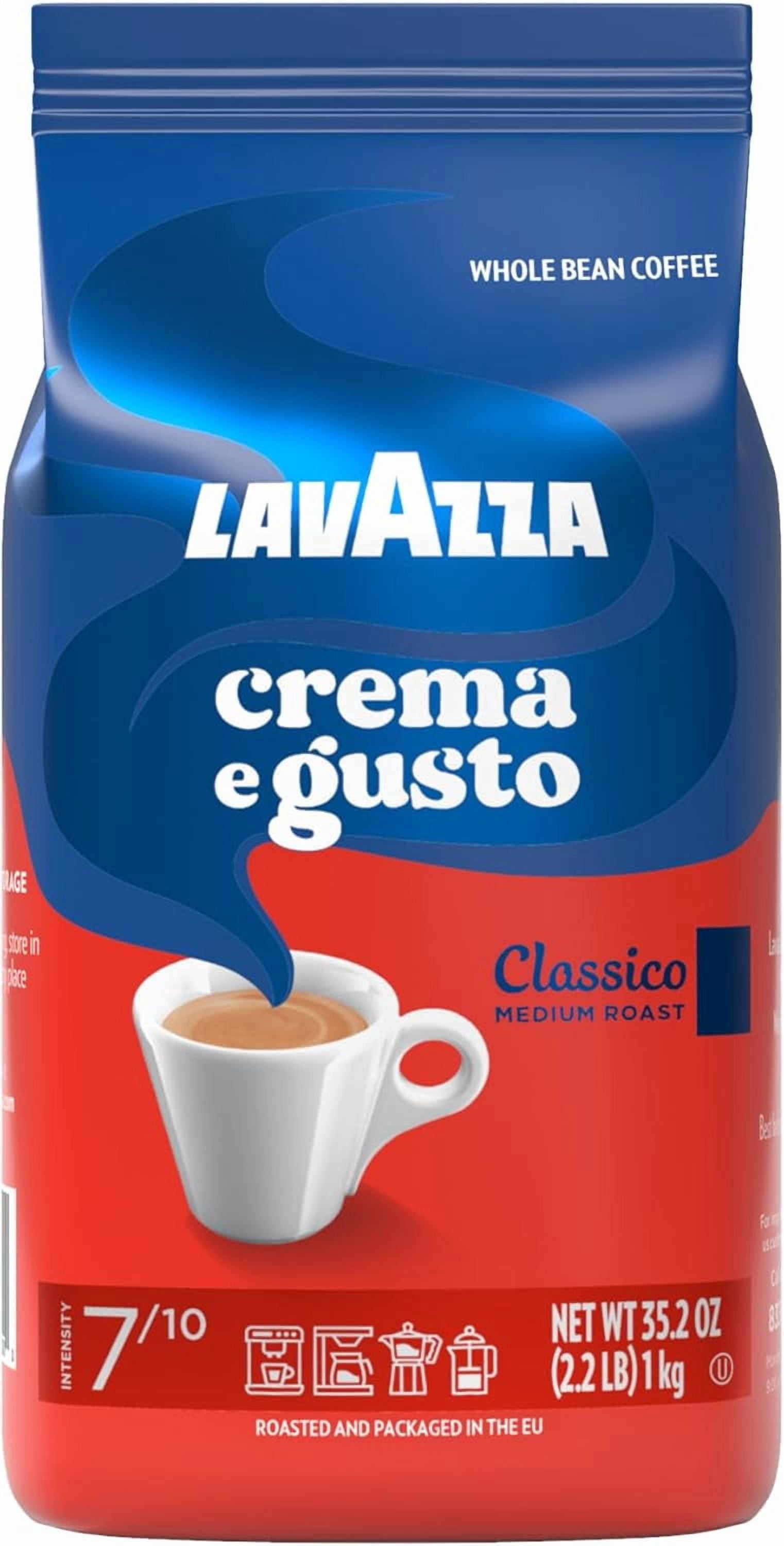 Lavazza - Crema e Gusto 1KG Whole Bean Coffee - Medium Roast