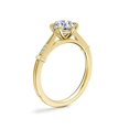 thumbnail image 3 of 0.55 Carat Excellent Round Cut Real Diamond New Design Solitaire Ring for Wedding Solid 18K Yellow Gold Size 11, 3 of 8