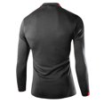 thumbnail image 4 of Hauts de Compression pour Hommes Chemise de Sport Col Rond Manches Longues Élastique Séchage Rapide Hauts Entraînement Physique Course Décontractée Cyclisme Vêtements de Sport, 4 of 9
