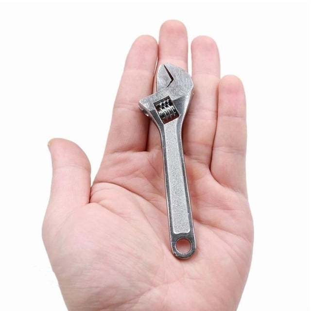 ZZkhGO Adjustable Wrench Mini, Open-End Wrench with Flexible Design, Compact Tool for Plumbing Automotive Repairs