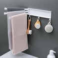 thumbnail image 1 of EGNMCR Non Perforated Rotary Towel Rack Wall Mounted Shelf For Bathroom wall hook, 1 of 3
