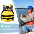 thumbnail image 3 of EASTIN Adults Floating Jacket Lightweight Life Vest for Fishing Swimming (Yellow), 3 of 8