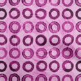 thumbnail image 1 of oneOone Rayon Fuschia Pink Fabric Circle Craft Projects Decor Fabric Printed By The Yard 56 Inch Wide, 1 of 4