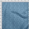 thumbnail image 4 of oneOone Rayon Blue Fabric Chevron Fabric For Sewing Printed Craft Fabric By The Yard 56 Inch Wide, 4 of 5