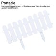 thumbnail image 4 of Grass Lawn White Edgings Path Panel Flowerbeds Plant Border Garden Fence Picket, 4 of 7
