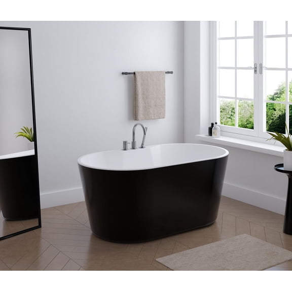 A&E Bath and Shower NADIA BLACK Bathtub