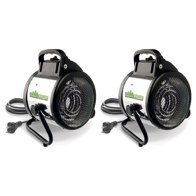 Bio Green Chauffage d'Appoint pour Serre Palma Basic, 120 Pi2, 1500W (2 Pack)
