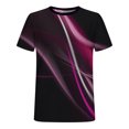 thumbnail image 4 of Chemises Into the Am pour Hommes, Col Rond Décontracté, Impression Numérique 3D, Chandail-Over, Manches Courtes, T-Shirt de Sport, Blouse, 4 of 8