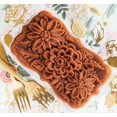thumbnail image 2 of Nordic Ware Wildflower Loaf Pan, 6-Cup, Toffee, 2 of 5