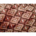 thumbnail image 4 of oneOone Silk Tabby Fabric Ogee Flame Stitch Print Sewing Fabric BTY 42 Inch Wide, 4 of 4