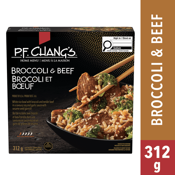 Brocoli et bœuf P.F. Chang’s MENU À LA MAISONMC - Sans colorants, arômes, ni agents de conservation artificiels – Des saveurs inspirées de celles des restaurants, à déguster à la maison BROC BOF
